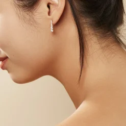 Sale Histoire d'Or Boucles D'oreilles Pendantes Plaqué Or Beisiris Oxydes De Zirconium