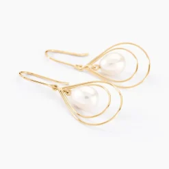 Histoire d'Or Boucles D'oreilles Pendantes Martyna Or Jaune Perle De Culture* Boucles D'Oreilles|Boucles D'Oreilles Pendantes