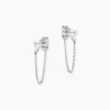 Histoire d'Or Boucles D'Oreilles Pendantes Eclat d'Aurore Argent Blanc Oxyde De Zirconium* Boucles D'Oreilles|Boucles D'Oreilles Fantaisie