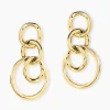 Histoire d'Or Boucles D'oreilles Pendantes Judie Acier Jaune* Boucles D'Oreilles|Boucles D'Oreilles Fantaisie