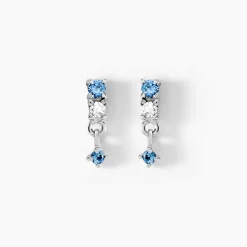 Histoire d'Or Boucles D'oreilles Pendantes Elorine Argent Blanc Oxyde De Zirconium* Boucles D'Oreilles|Boucles D'Oreilles Fantaisie