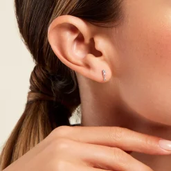 Histoire d'Or Boucles D'oreilles Pendantes Elorine Argent Blanc Oxyde De Zirconium* Boucles D'Oreilles|Boucles D'Oreilles Fantaisie