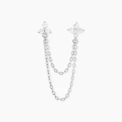 Histoire d'Or Boucles D'oreilles Pendantes Clova Argent Blanc Oxyde De Zirconium* Boucles D'Oreilles|Boucles D'Oreilles Fantaisie