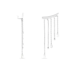 Histoire d'Or Boucles D'oreilles Pendantes Cainan Argent Blanc Oxyde De Zirconium* Boucles D'Oreilles|Boucles D'Oreilles Fantaisie