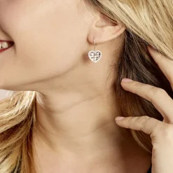 Histoire d'Or Boucles D'oreilles Pendantes Argent Helenius Oxyde De Zirconium* Boucles D'Oreilles|Boucles D'Oreilles Fantaisie