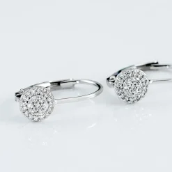 Histoire d'Or Boucles D'oreilles Pendantes Ursilla Or Blanc Diamants* Boucles D'Oreilles|Boucles D'Oreilles Pendantes