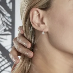 Histoire d'Or Boucles D'oreilles Pendantes Ursilla Or Blanc Diamants* Boucles D'Oreilles|Boucles D'Oreilles Pendantes