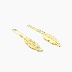 Histoire d'Or Boucles D'oreilles Pendantes Indian Nature Feuilles Or Jaune* Boucles D'Oreilles|Boucles D'Oreilles Pendantes