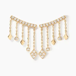 Histoire d'Or Boucles D'oreilles Pendantes Eclat D'etoile Or Jaune Oxyde* Boucles D'Oreilles|Boucles D'Oreilles Pendantes