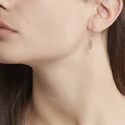 Clearance Histoire d'Or Boucles D'oreilles Pendantes Paola Or Jaune Diamant