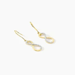 Histoire d'Or Boucles D'oreilles Pendantes Infino Or Jaune Diamant* Boucles D'Oreilles|Boucles D'Oreilles Pendantes