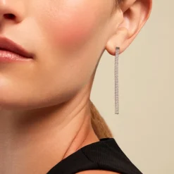 Histoire d'Or Boucles D'oreilles Pendantes Kelline Argent Blanc* Boucles D'Oreilles|Boucles D'Oreilles Fantaisie