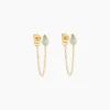 Histoire d'Or Boucles D'Oreilles Pendantes Ondée Or Jaune Amazonite* Boucles D'Oreilles|Boucles D'Oreilles Pendantes