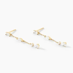 Histoire d'Or Boucles D'Oreilles Pendantes Sparkle Or Jaune Oxyde De Zirconium* Boucles D'Oreilles|Boucles D'Oreilles Pendantes
