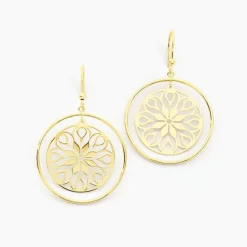 Clearance Histoire d'Or Boucles D'oreilles Pendantes Rosamund Or Jaune