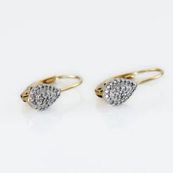 Histoire d'Or Boucles D'oreilles Pendantes Ursanne Or Jaune Diamants* Boucles D'Oreilles|Boucles D'Oreilles Pendantes