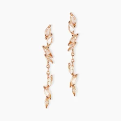 Histoire d'Or Boucles D'oreilles Pendantes Ellyn Argent Rose Oxyde De Zirconium* Boucles D'Oreilles|Boucles D'Oreilles Fantaisie