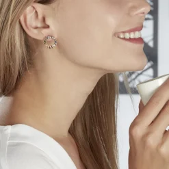 Histoire d'Or Boucles D'oreilles Pendantes Plaqué Or Jaune Ethem Pierres* Boucles D'Oreilles|Boucles D'Oreilles Fantaisie