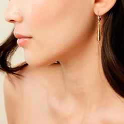 Discount Histoire d'Or Boucles D'Oreilles Pendantes Botum Or Jaune