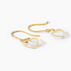 Histoire d'Or Boucles D'oreilles Pendantes Naïade Or Jaune Nacre* Boucles D'Oreilles|Boucles D'Oreilles Pendantes
