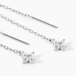 Histoire d'Or Boucles D'Oreilles Pendantes Loryne Argent Blanc Oxyde De Zirconium* Boucles D'Oreilles|Boucles D'Oreilles Fantaisie