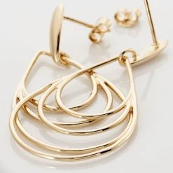 Histoire d'Or Boucles D'oreilles Pendantes Jenyfer Plaqué Or Jaune* Boucles D'Oreilles|Boucles D'Oreilles Fantaisie