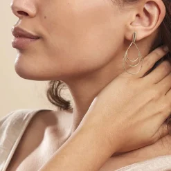 Histoire d'Or Boucles D'oreilles Pendantes Jenyfer Plaqué Or Jaune* Boucles D'Oreilles|Boucles D'Oreilles Fantaisie