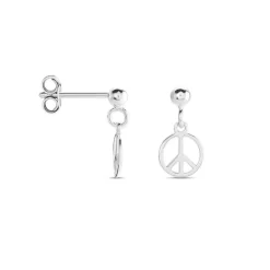 Histoire d'Or Boucles D'oreilles Pendantes Paz Argent Blanc* Boucles D'Oreilles|Boucles D'Oreilles Fantaisie