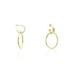 Histoire d'Or Boucles D'oreilles Pendantes Juhani Acier Jaune* Boucles D'Oreilles|Boucles D'Oreilles Fantaisie