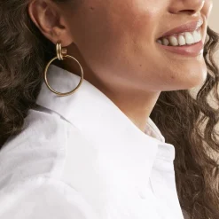 Histoire d'Or Boucles D'oreilles Pendantes Juhani Acier Jaune* Boucles D'Oreilles|Boucles D'Oreilles Fantaisie