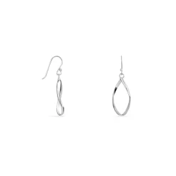 Histoire d'Or Boucles D'oreilles Pendantes Twisty Argent Blanc* Boucles D'Oreilles|Boucles D'Oreilles Fantaisie