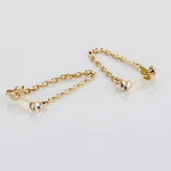 Histoire d'Or Boucles D'oreilles Pendantes Plaqué Or Lienard Oxydes De Zirconium* Boucles D'Oreilles|Boucles D'Oreilles Fantaisie