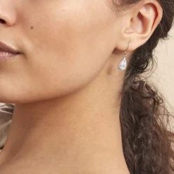Histoire d'Or Boucles D'oreilles Pendantes Perce-neige Argent  Oxyde De Zirconium* Boucles D'Oreilles|Boucles D'Oreilles Fantaisie