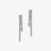 Histoire d'Or Boucles D'oreilles Pendantes River Or Blanc Diamant* Boucles D'Oreilles|Boucles D'Oreilles Pendantes