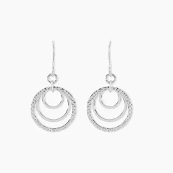 Histoire d'Or Boucles D'oreilles Pendantes Lilia Argent Blanc* Boucles D'Oreilles|Boucles D'Oreilles Fantaisie