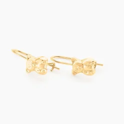 Hot Histoire d'Or Boucles D'oreilles Pendantes Baptista Ours Or Jaune