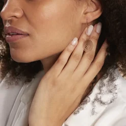 Histoire d'Or Boucles D'oreilles Pendantes Rotonda Argent Rose* Boucles D'Oreilles|Boucles D'Oreilles Fantaisie