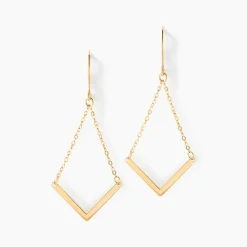 Histoire d'Or Boucles D'oreilles Pendantes Ella Or Jaune* Boucles D'Oreilles|Boucles D'Oreilles Pendantes