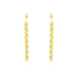 Histoire d'Or Boucles D'oreilles Pendantes Jerry Corde Or Jaune* Boucles D'Oreilles|Boucles D'Oreilles Pendantes