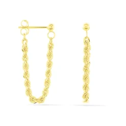 Histoire d'Or Boucles D'oreilles Pendantes Jerry Corde Or Jaune* Boucles D'Oreilles|Boucles D'Oreilles Pendantes