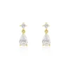 Best Histoire d'Or Boucles D'oreilles Pendantes Faas Or Jaune Oxyde De Zirconium