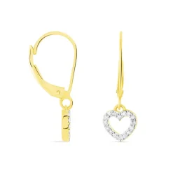 Histoire d'Or Boucles D'oreilles Pendantes Ursa Or Jaune Diamant* Boucles D'Oreilles|Boucles D'Oreilles Pendantes