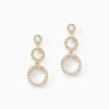 Discount Histoire d'Or Boucles D'oreilles Pendantes Camron Or Jaune Oxyde De Zirconium