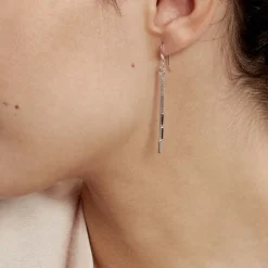 Histoire d'Or Boucles D'oreilles Pendantes Ginevra Argent Blanc* Boucles D'Oreilles|Boucles D'Oreilles Fantaisie