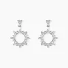 Histoire d'Or Boucles D'oreilles Pendantes Teana Argent Blanc Oxyde De Zirconium