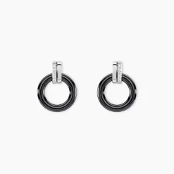 Outlet Histoire d'Or Boucles D'oreilles Pendantes Bertillianne Argent  Céramique Et Oxyde
