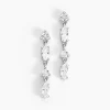 Histoire d'Or Boucles D'oreilles Pendantes Argent Blanc Shiny Nights Oxyde* Boucles D'Oreilles|Boucles D'Oreilles Fantaisie