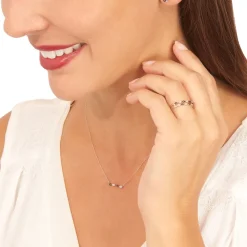 Online Histoire d'Or Boucles D'oreilles Pendantes Enid Or Blanc Diamant