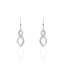 Histoire d'Or Boucles D'oreilles Pendantes Odile Argent Blanc Oxyde De Zirconium* Boucles D'Oreilles|Boucles D'Oreilles Fantaisie