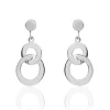 Histoire d'Or Boucles D'oreilles Pendantes Anjeza Argent Blanc* Boucles D'Oreilles|Boucles D'Oreilles Fantaisie